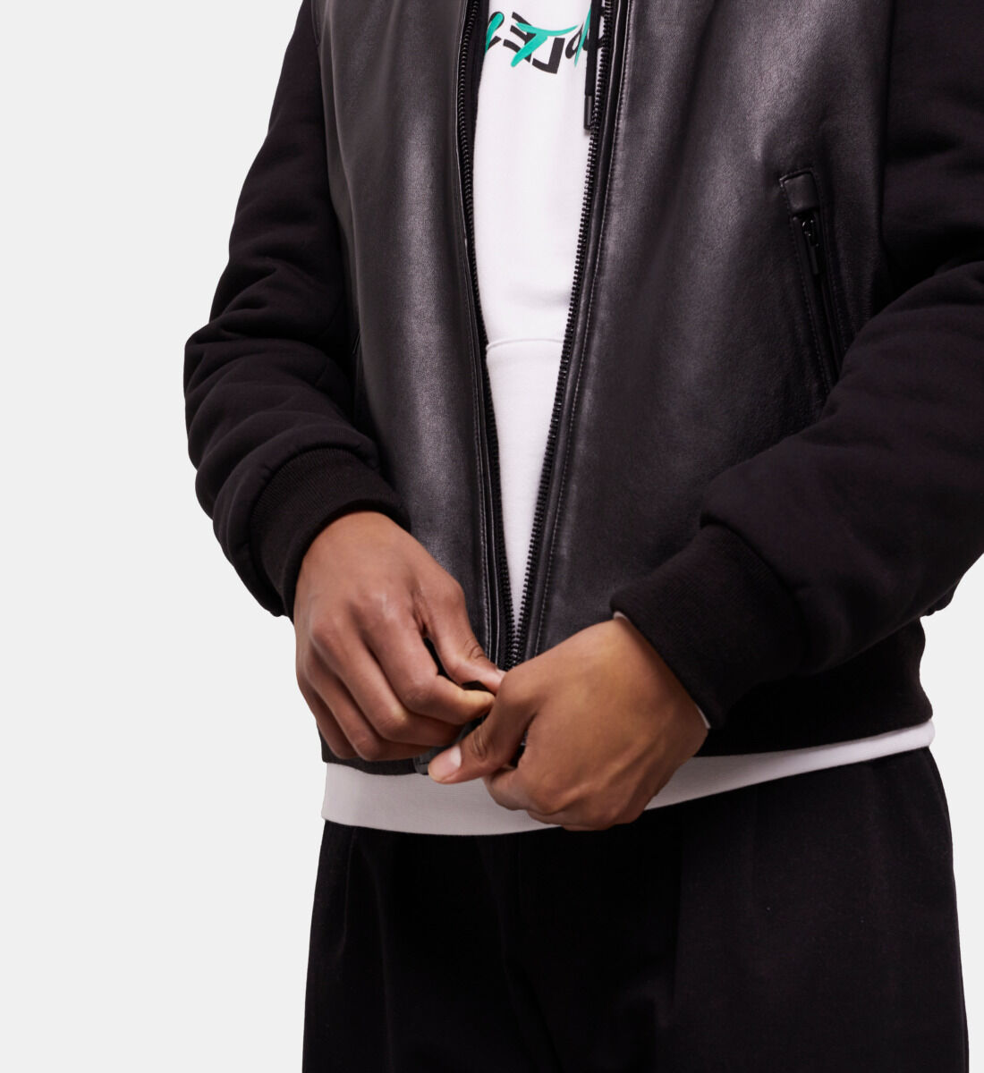 The kooples shop leather jacket mens