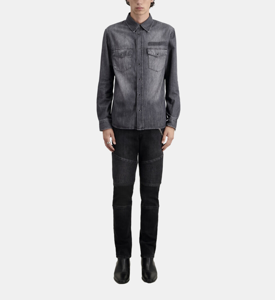 The kooples denim shirt clearance