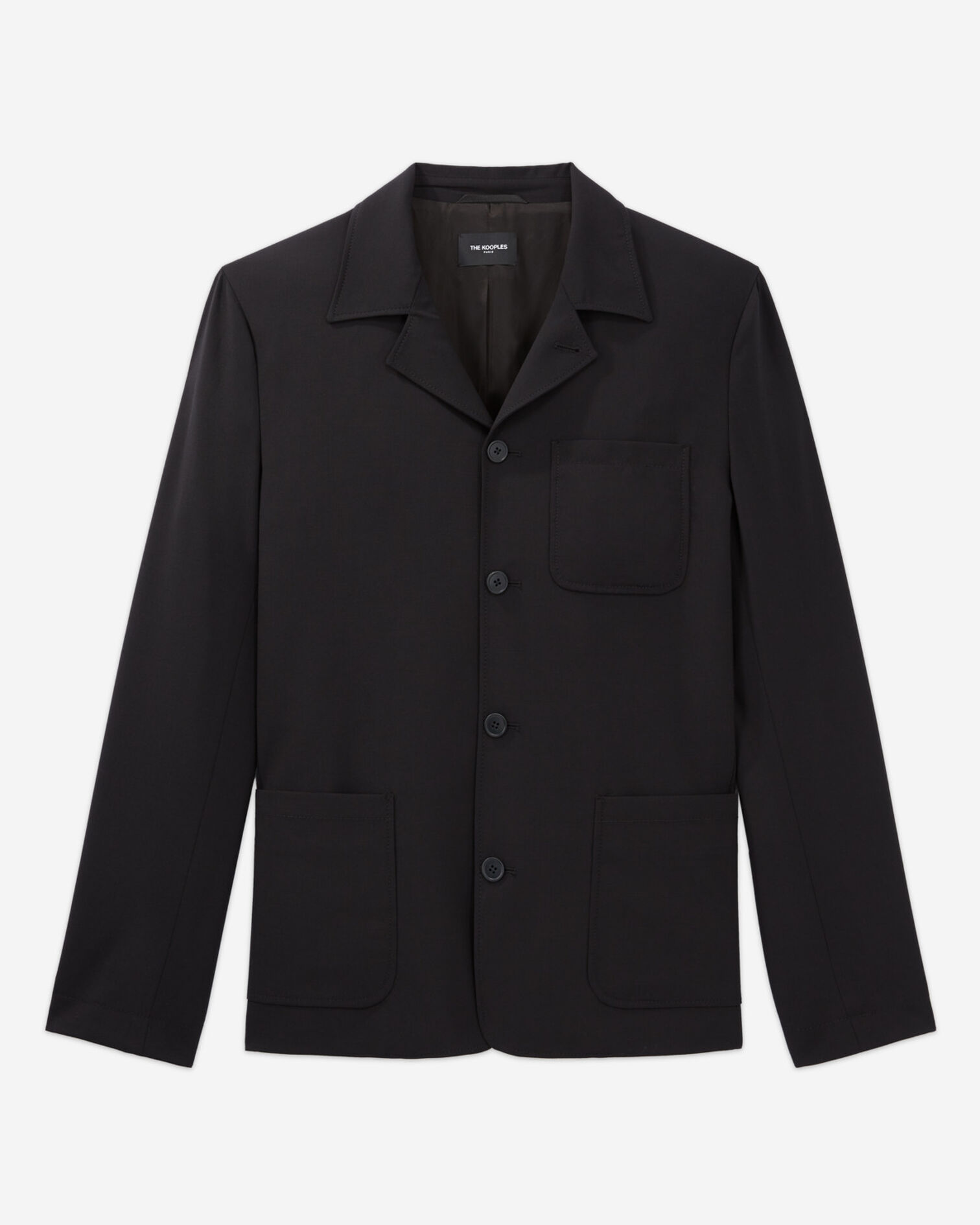 Wool jacket, BLACK, hi-res image number null