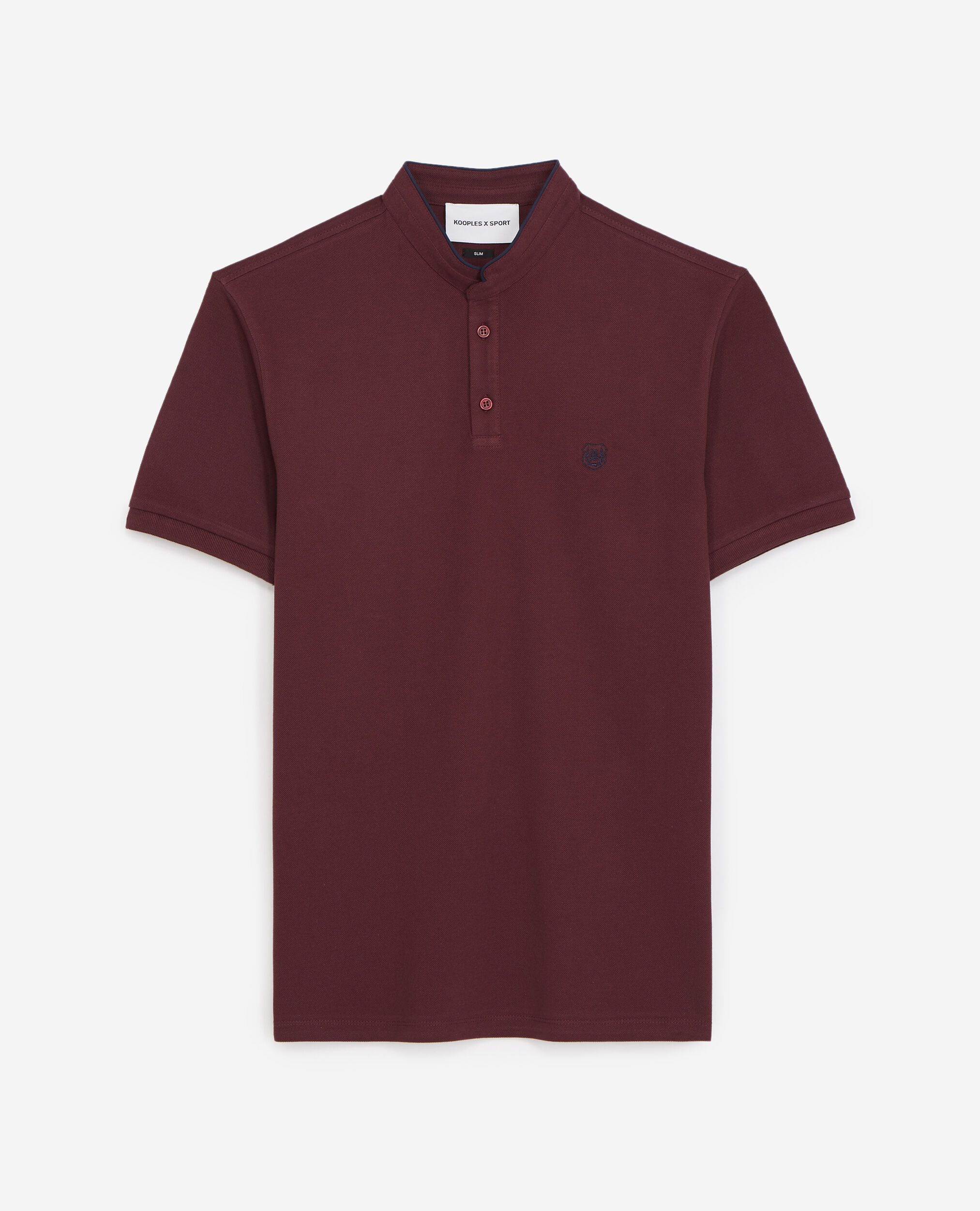 Short-sleeved polo shirt, CHOCO TRUFFL / NIGHT BLUE, hi-res image number null