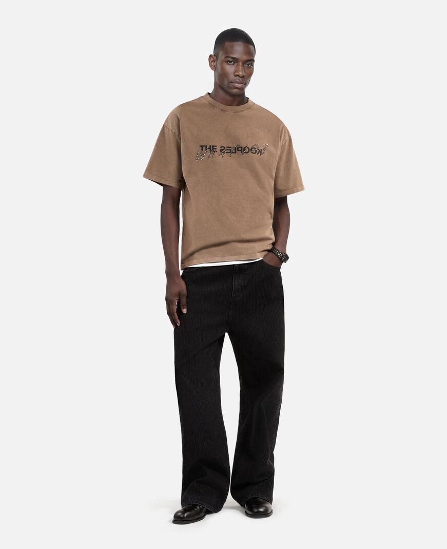 The Kooples MEN CHOCOLATE what is light brown t-shirt