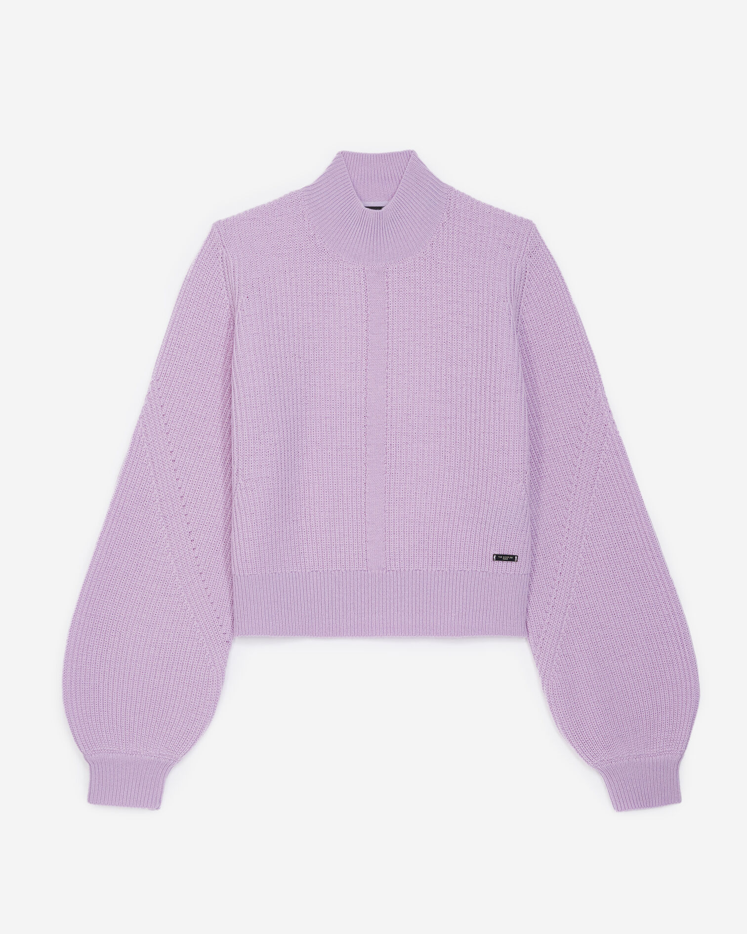 Pull lilas avec col montant, PURPLE, hi-res image number null