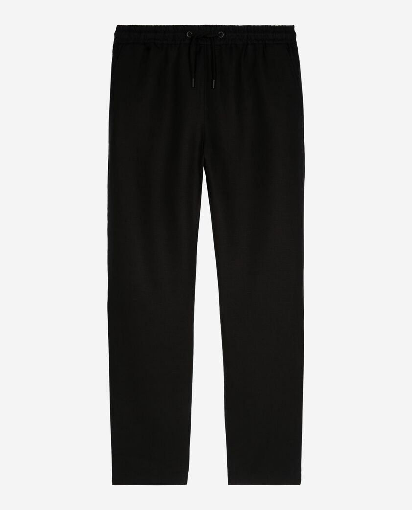 The Kooples MEN BLACK black straight-leg pants