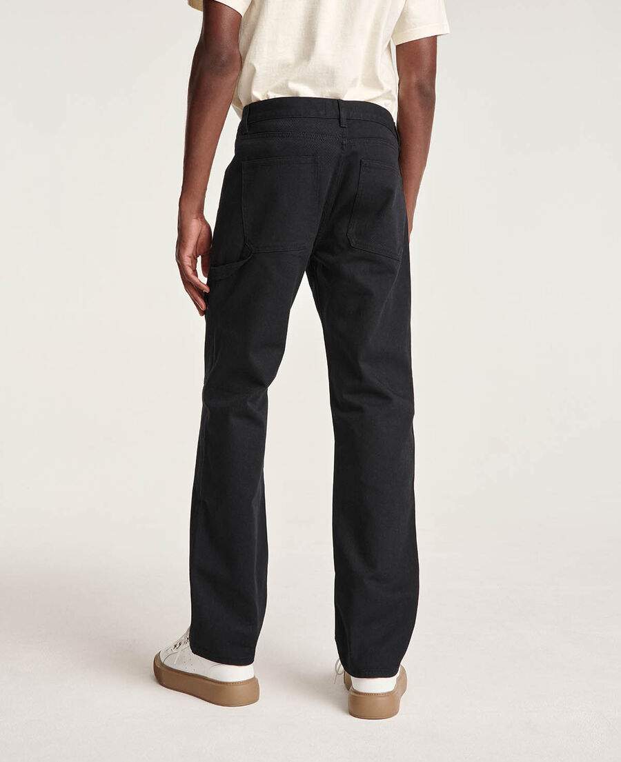Black straightcut jeans with side pockets The Kooples