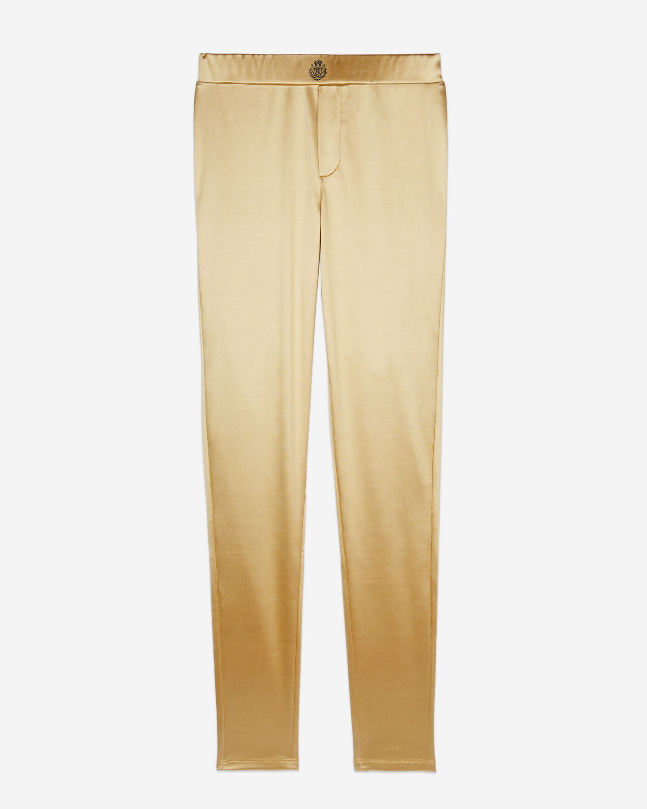 The Kooples WOMEN ANTIC GOLD golden satin leggings
