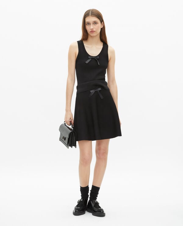 The Kooples WOMEN BLACK black mesh top