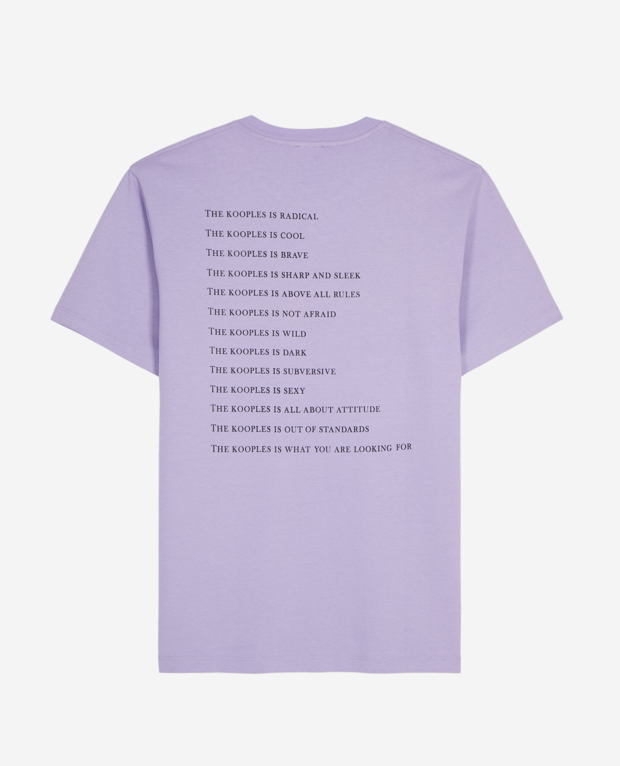 Malvenfarbenes T-Shirt „What is“, LIGHT PURPLE, hi-res image number null
