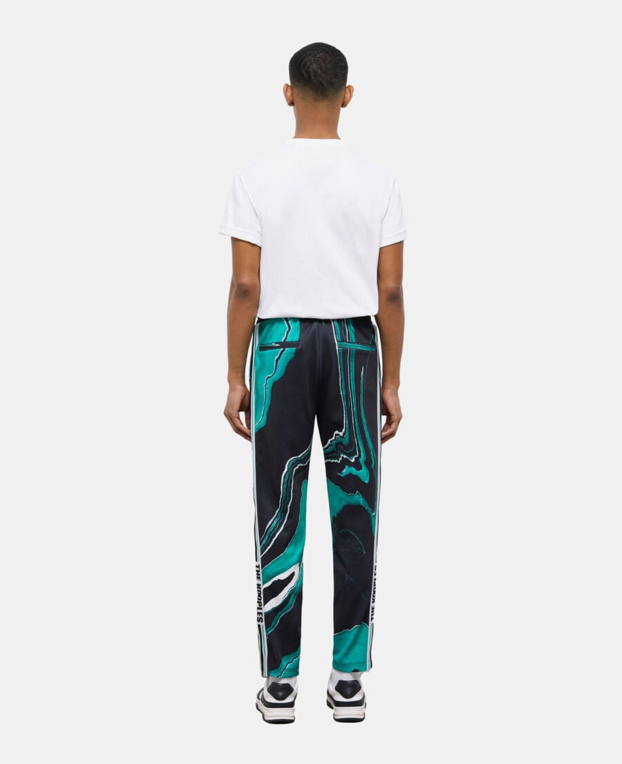The Kooples H BLACK / GREEN printed joggers