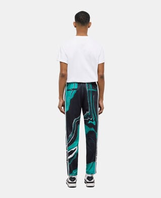 The Kooples H BLACK / GREEN printed joggers