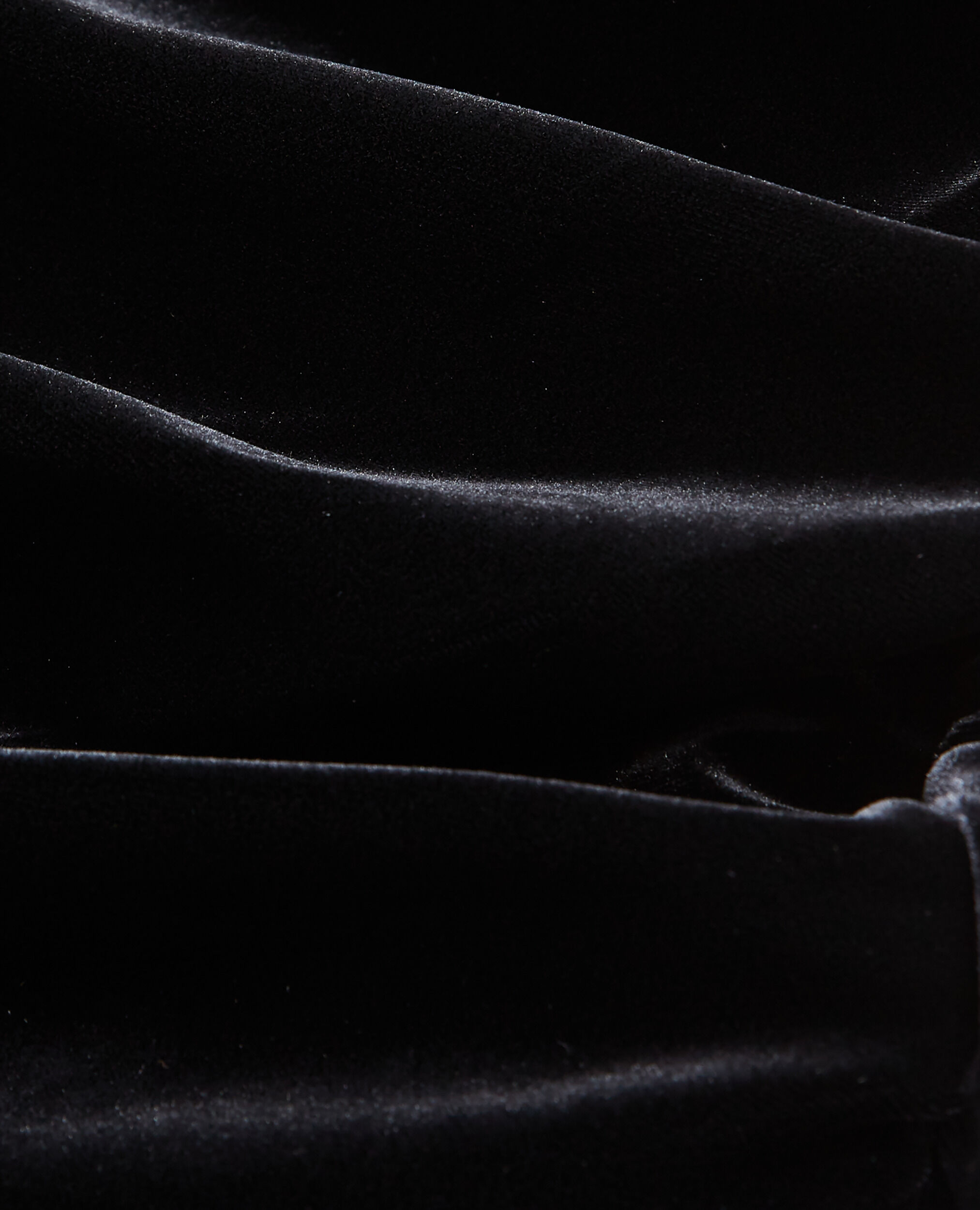 Falda corta terciopelo negra, BLACK, hi-res image number null