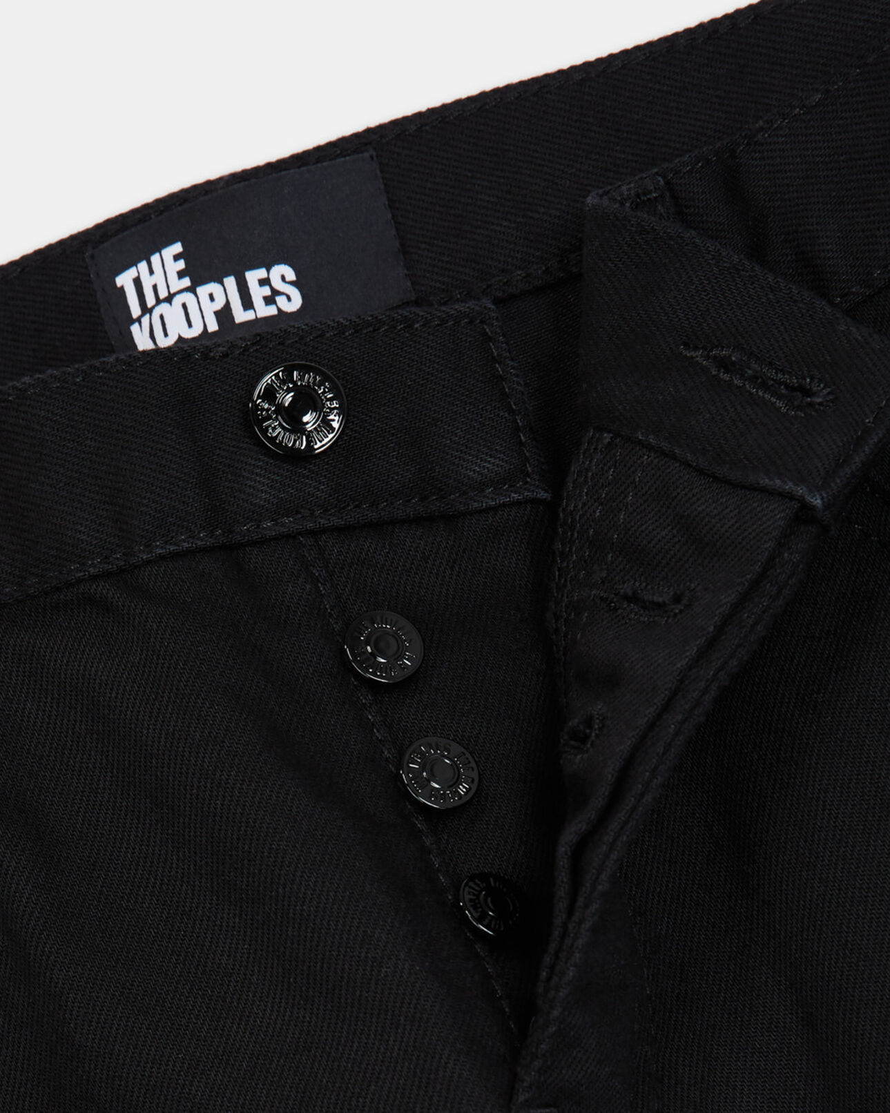 The Kooples HOMBRE BLACK vaqueros rectos negros
