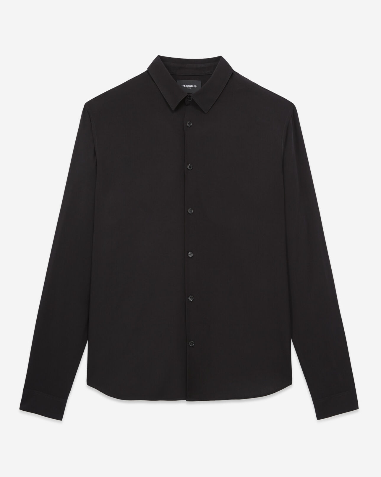 The Kooples H BLACK classic-collar shirt