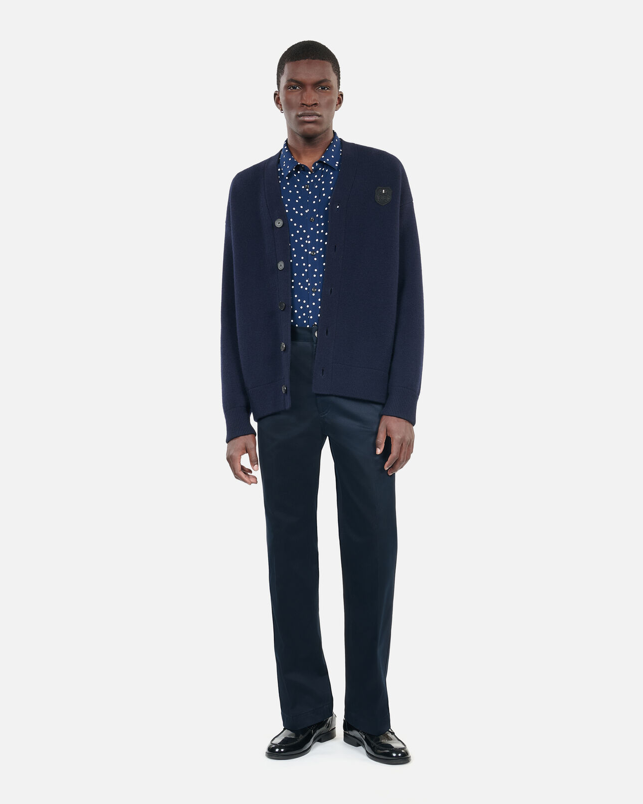 The Kooples HOMBRE NAVY cárdigan lana azul marino