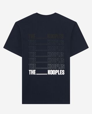 The Kooples MEN NAVY navy blue logo t-shirt