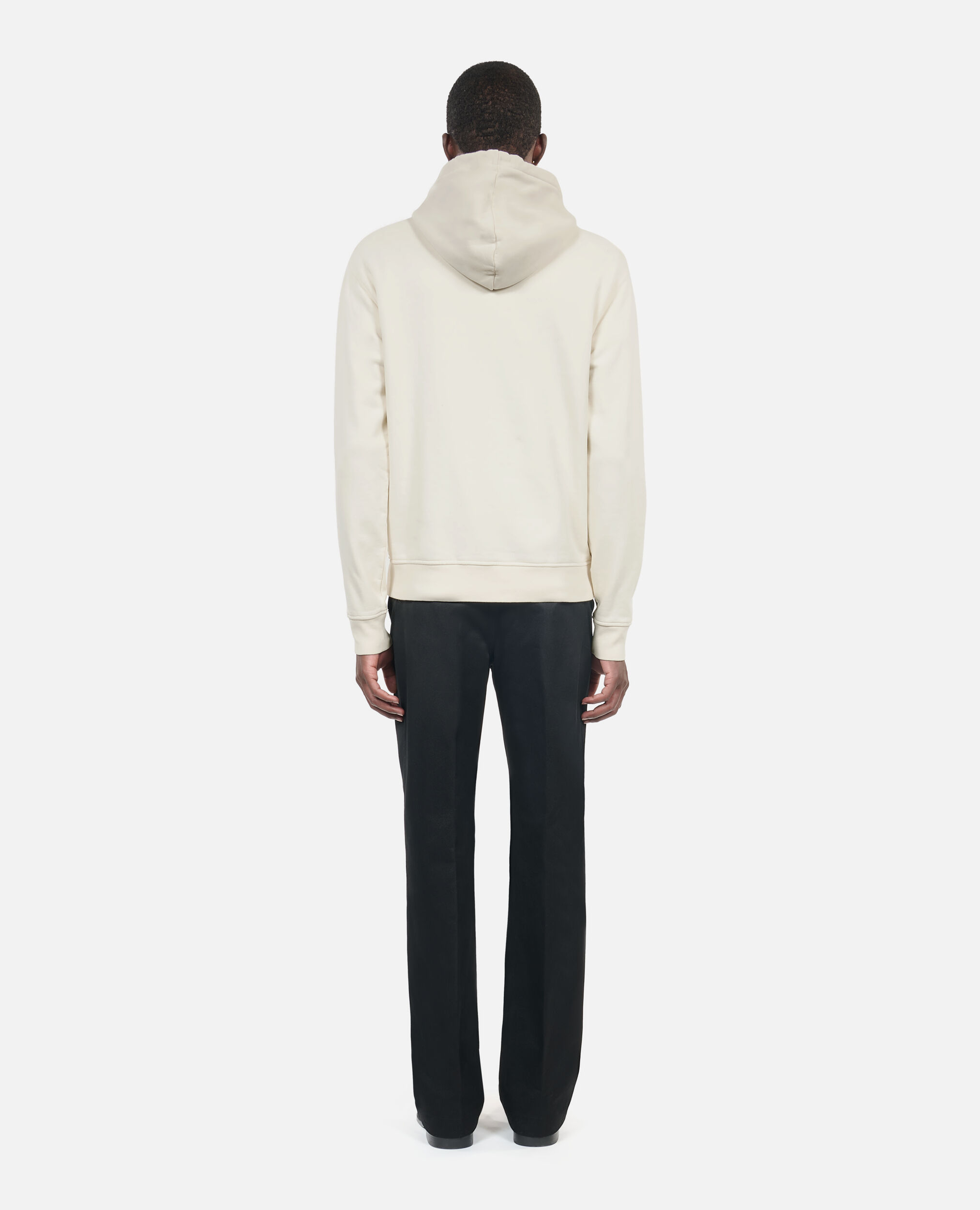 Black logo hoodie, OFF WHITE, hi-res image number null