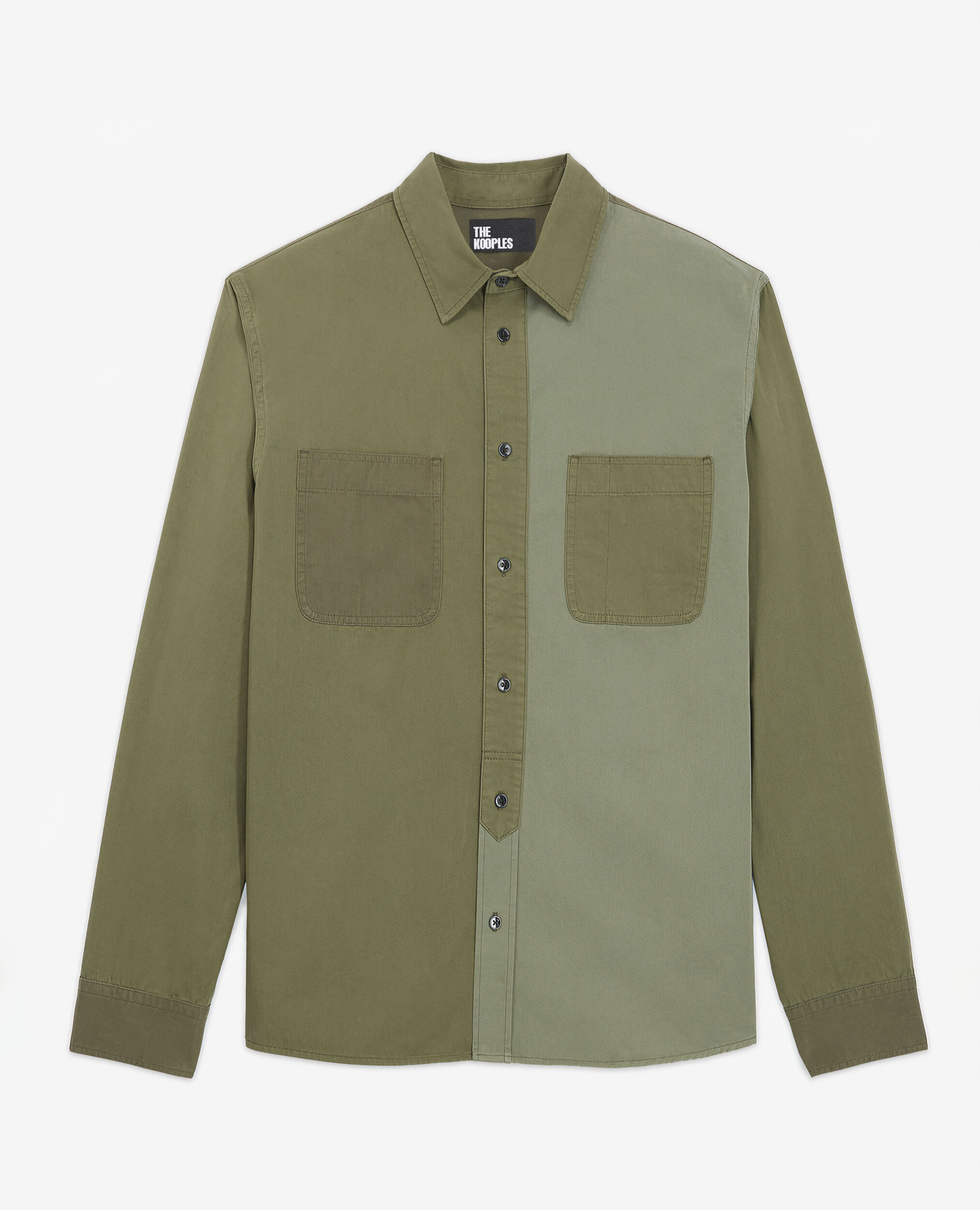 Khaki denim shirt discount mens