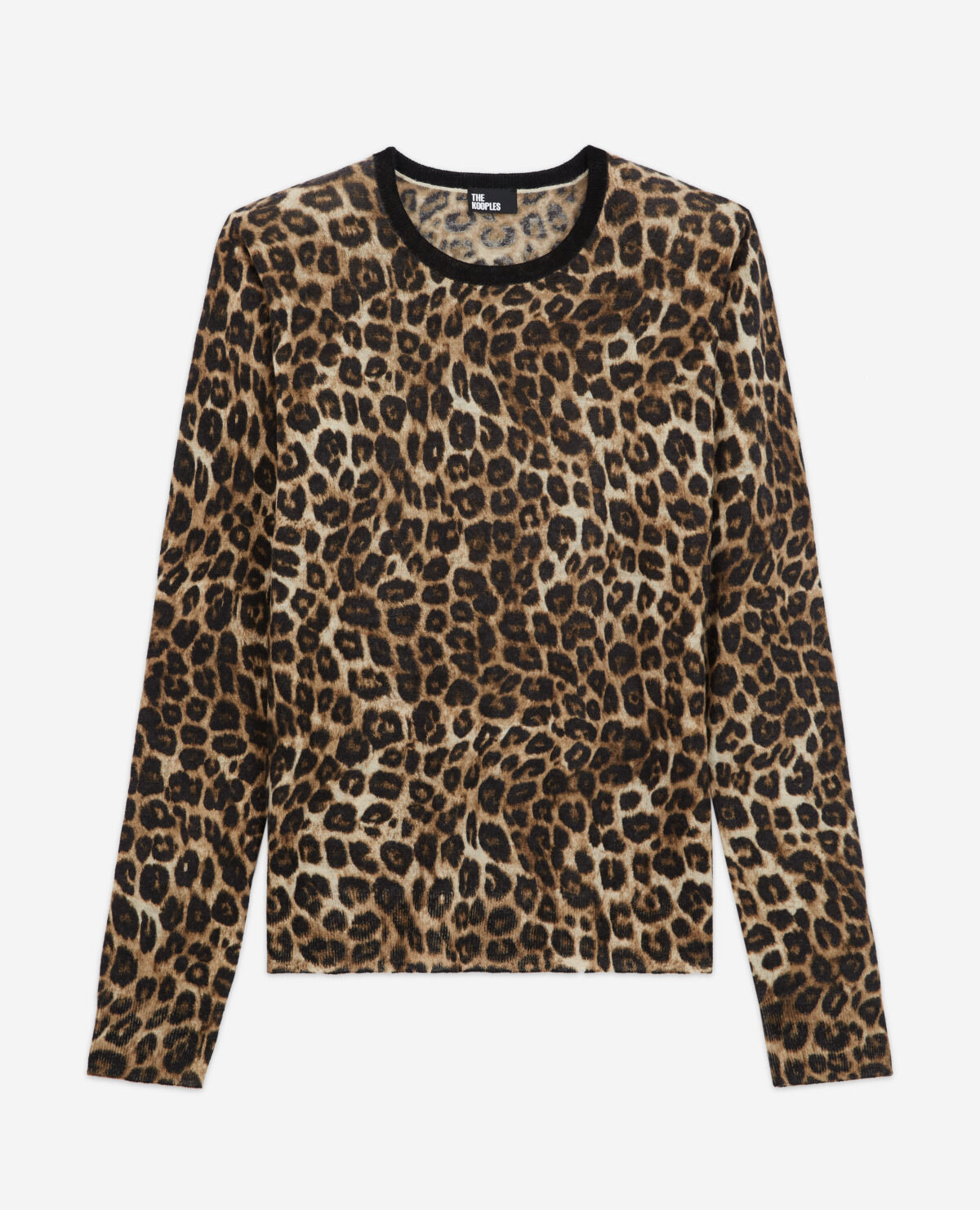 Animal print cashmere jumper shop