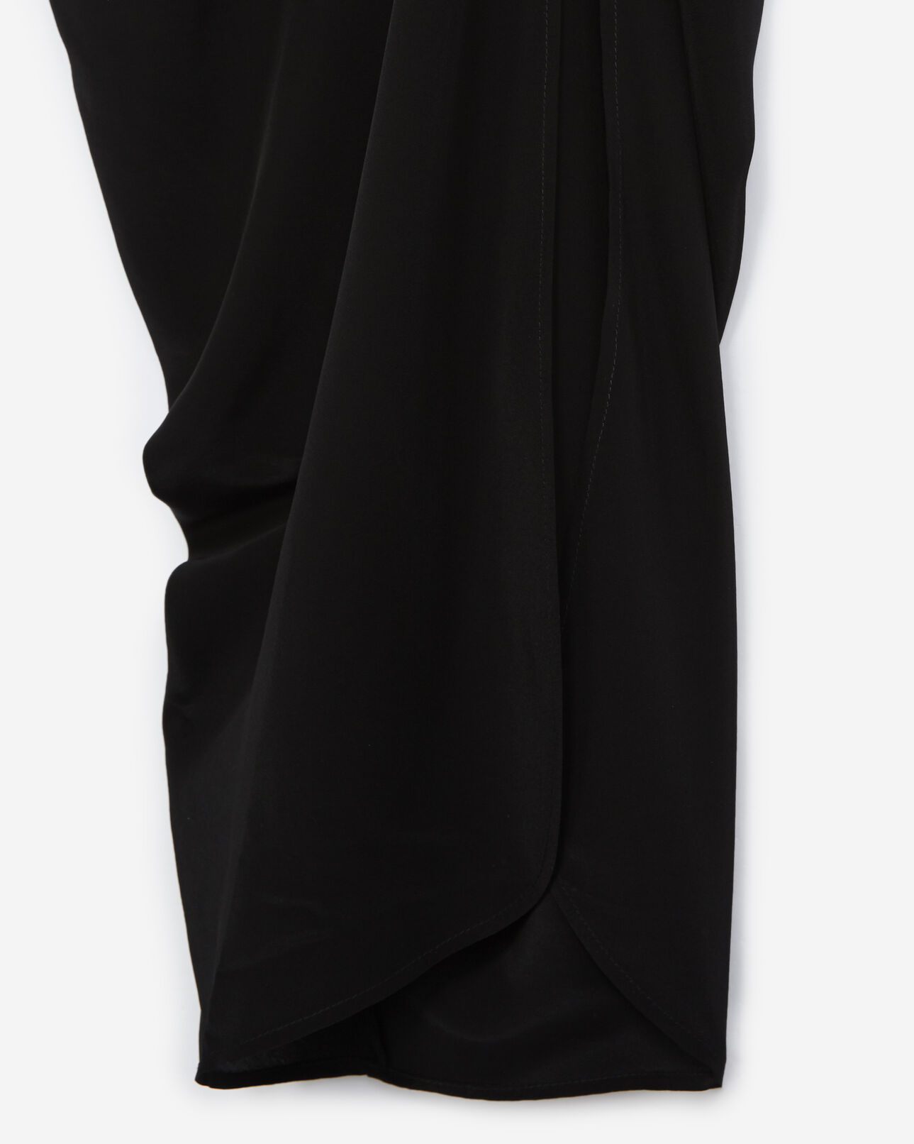 The Kooples DAMEN BLACK langer schwarzer rock