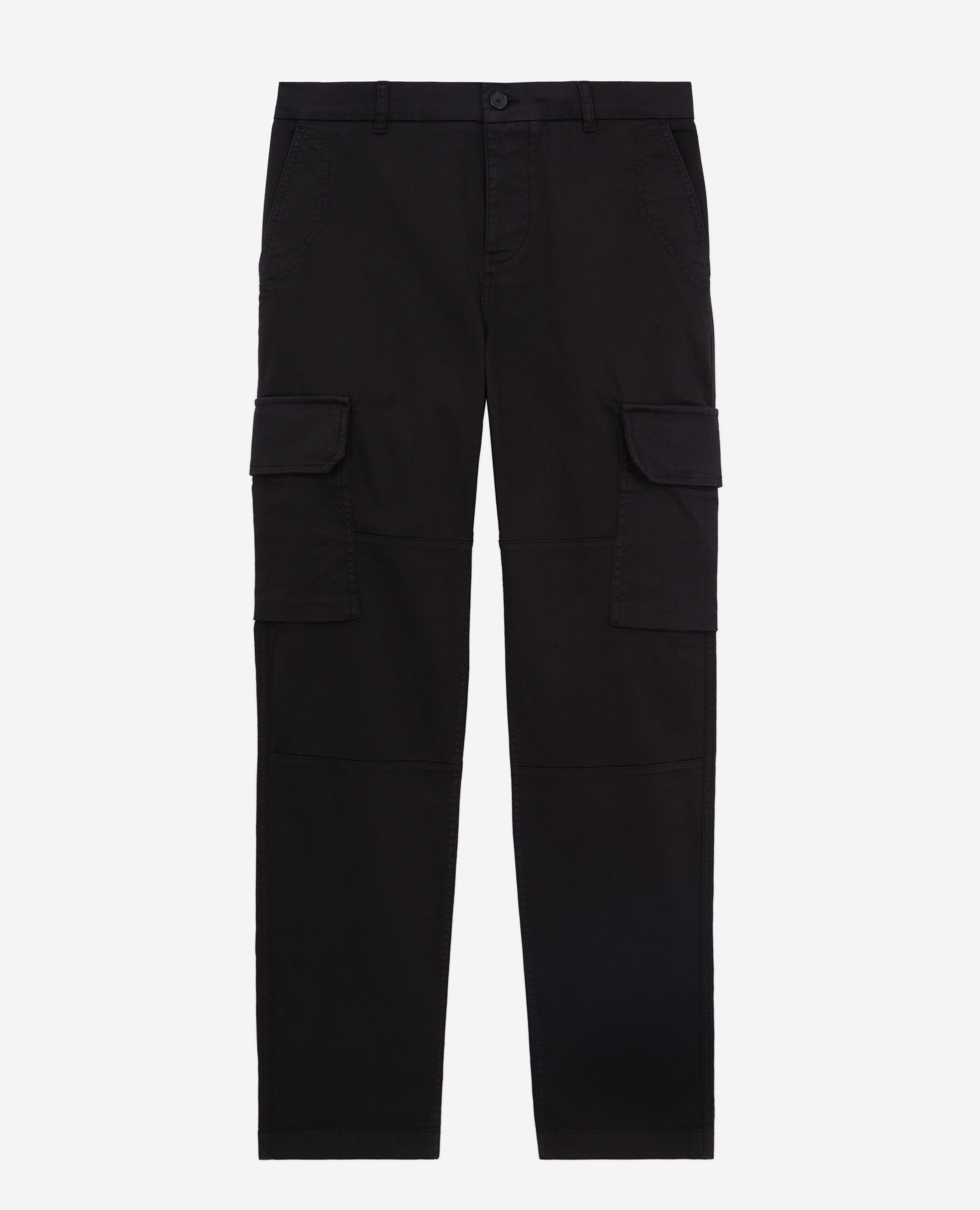 Pantalon cargo noir, BLACK, hi-res image number null