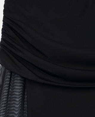 The Kooples DAMEN BLACK schwarzes oberteil aus jersey