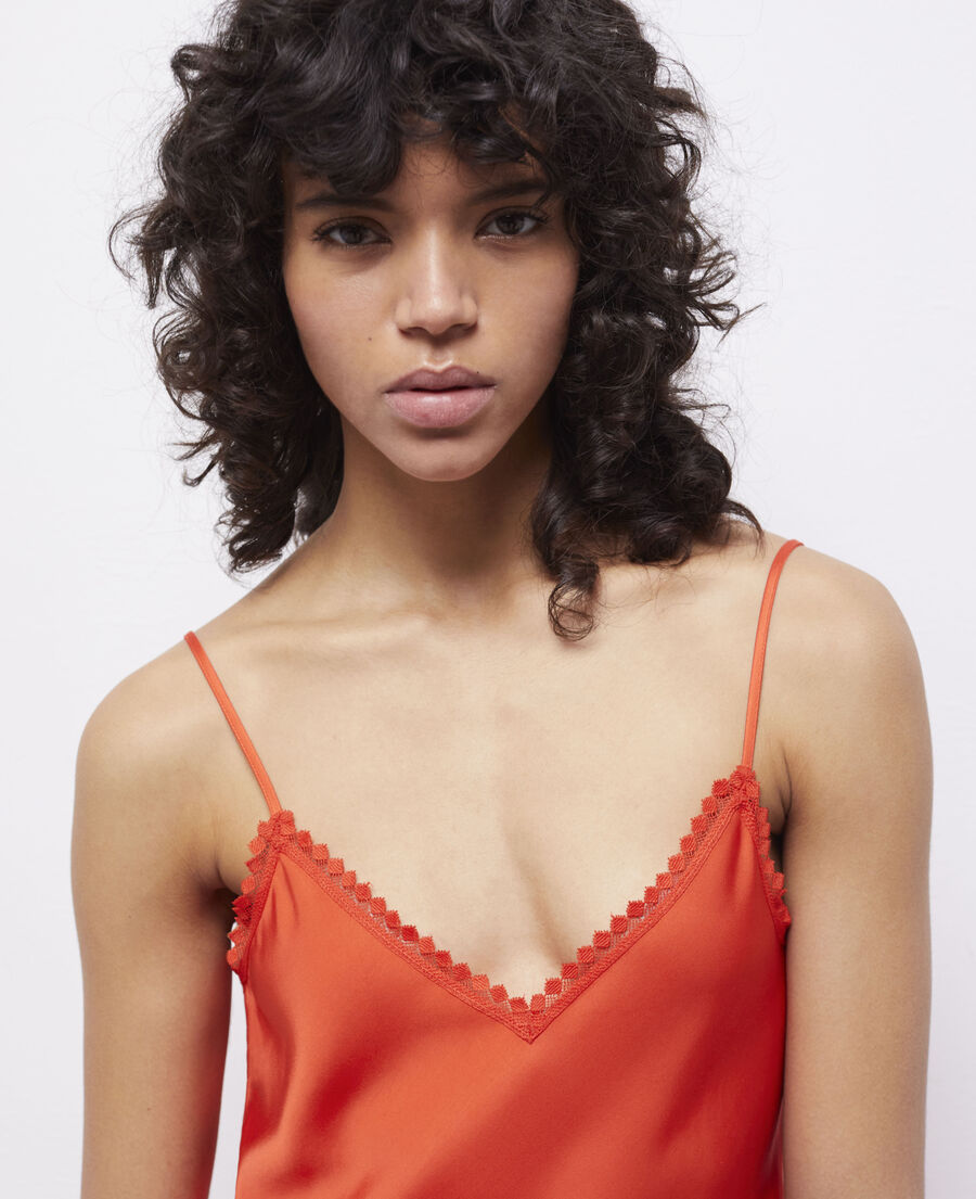 orange camisole