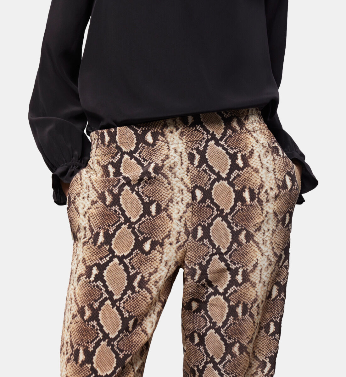 Snakeskin pants deals