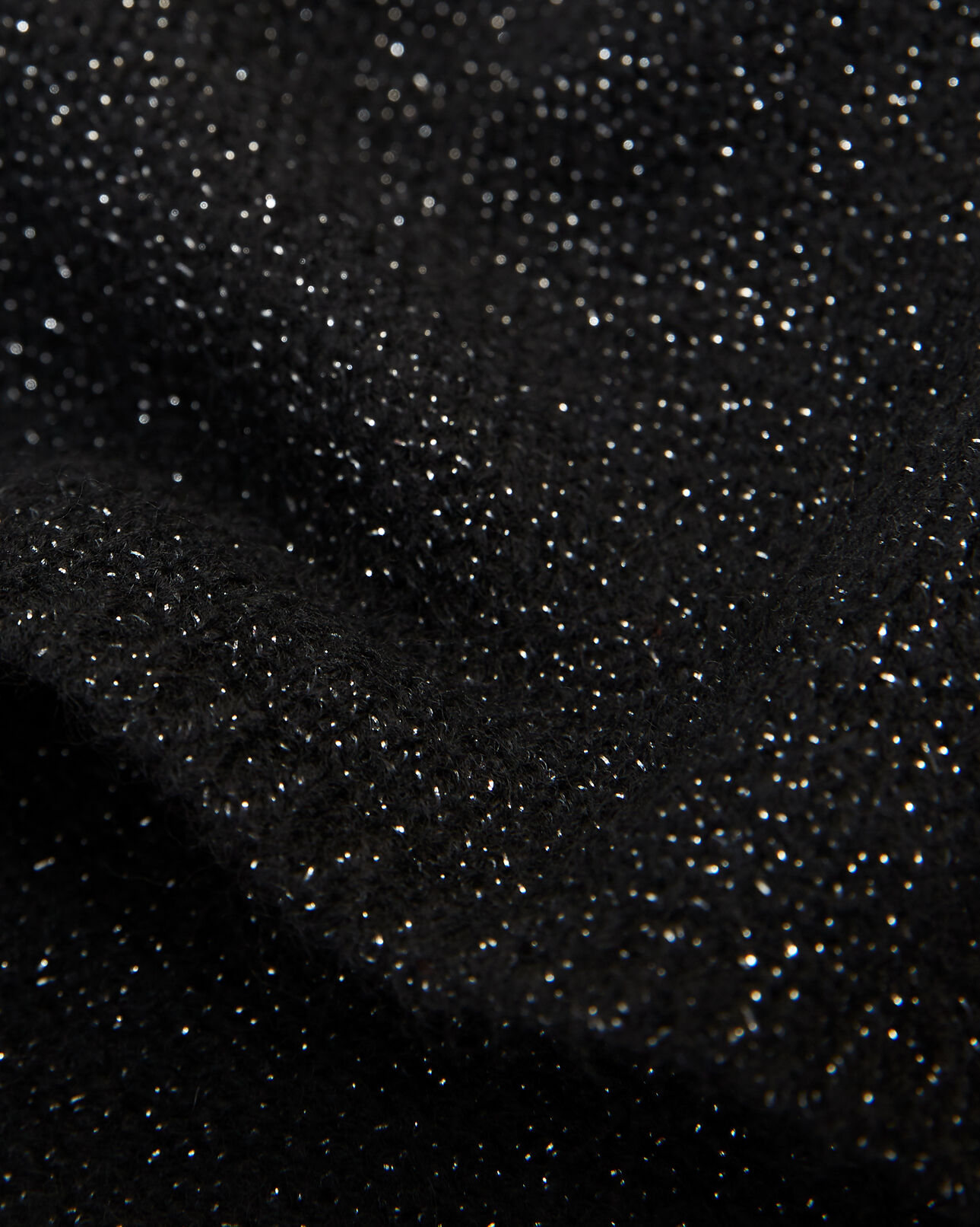 The Kooples FEMME BLACK pull noir argentés ample