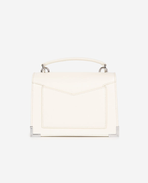 The Kooples WOMEN WHITE emily small white grained leather bag