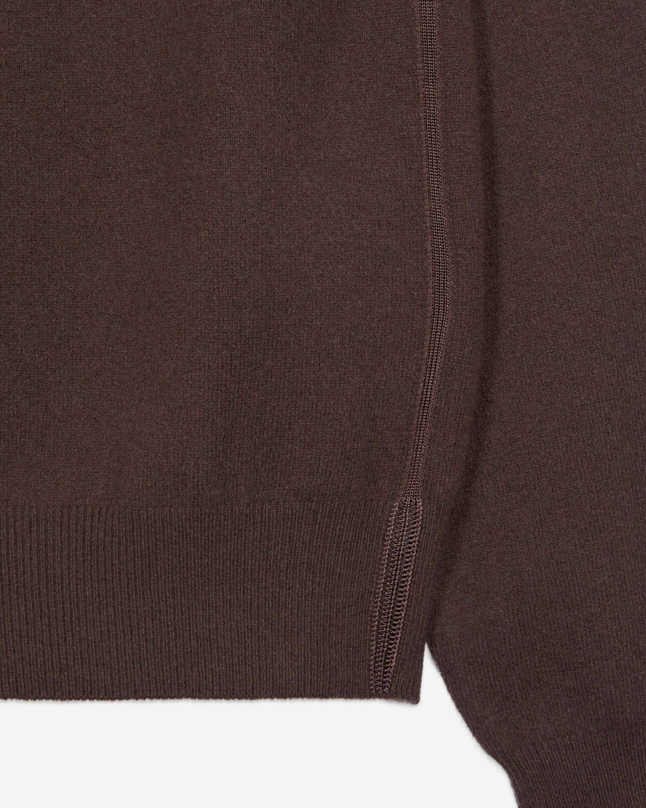 The Kooples MEN BROWN brown cashmere sweater
