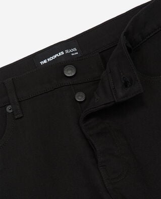 The Kooples HOMME BLACK BRUT jean slim noir