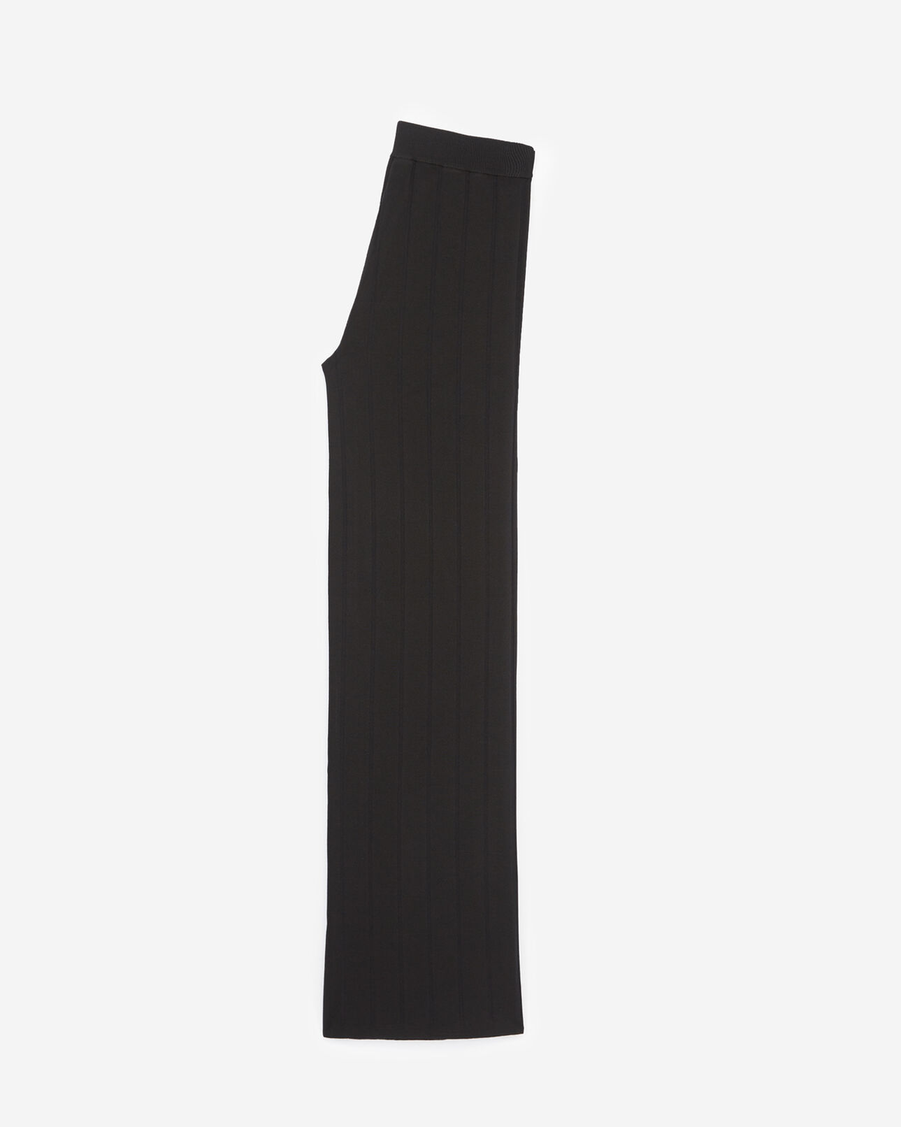 The Kooples WOMEN BLACK zipped-pocket flared black joggers