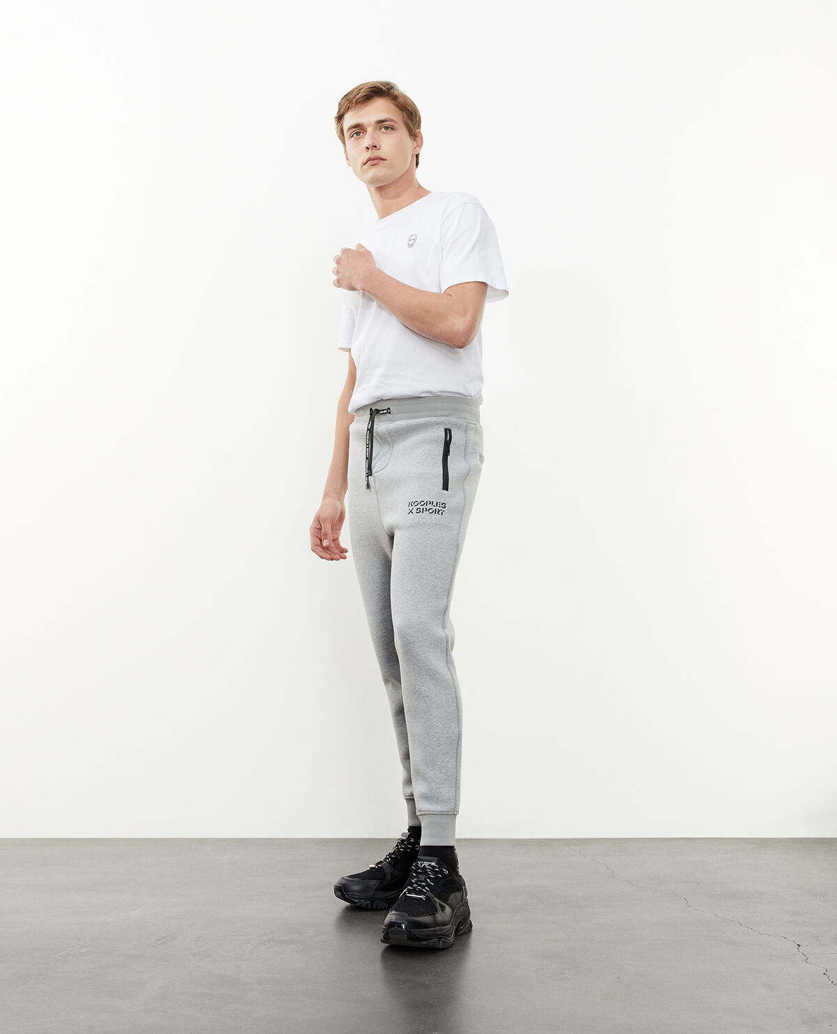 Grey 2025 zip joggers