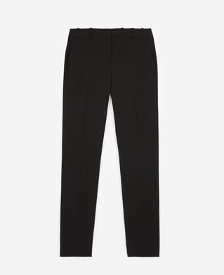 The Kooples FEMME BLACK pantalon costume noir cr&ecirc;pe