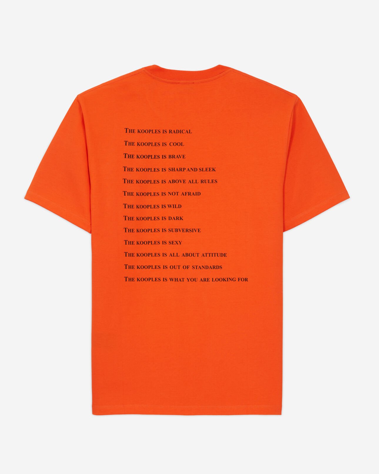 The Kooples HOMME PUMPKIN t-shirt homme what is orange