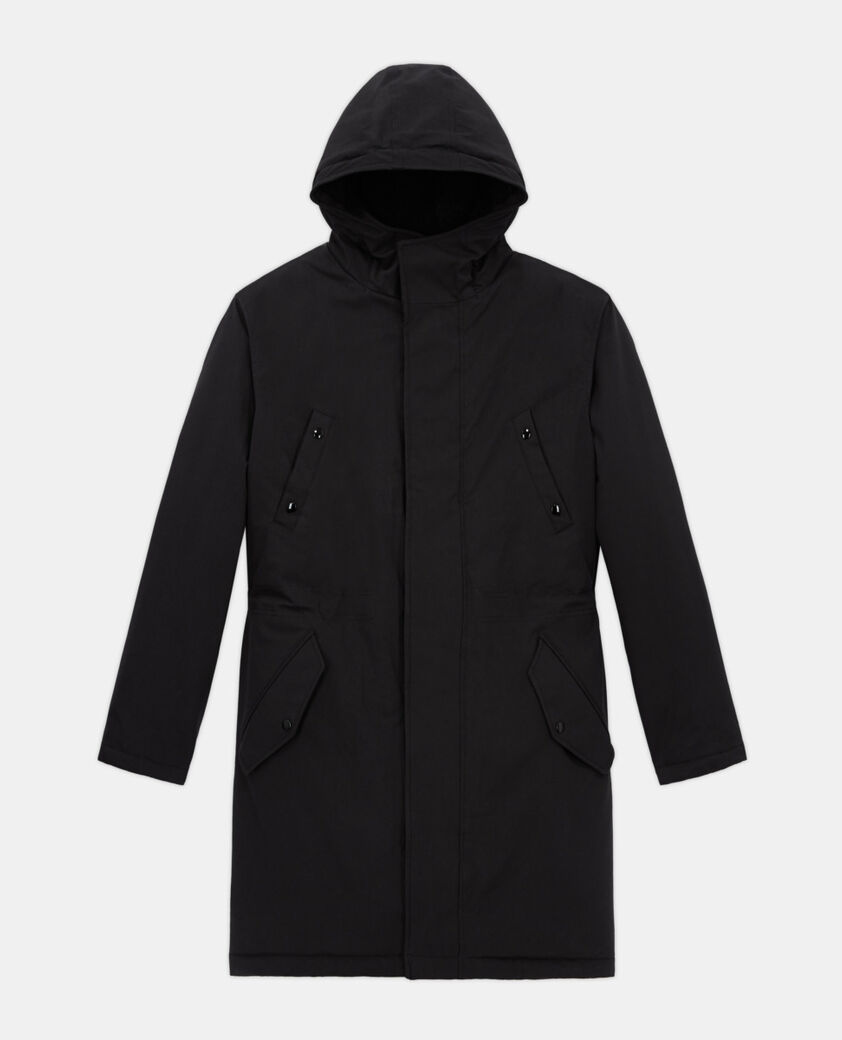 The Kooples HERREN BLACK schwarzer parka