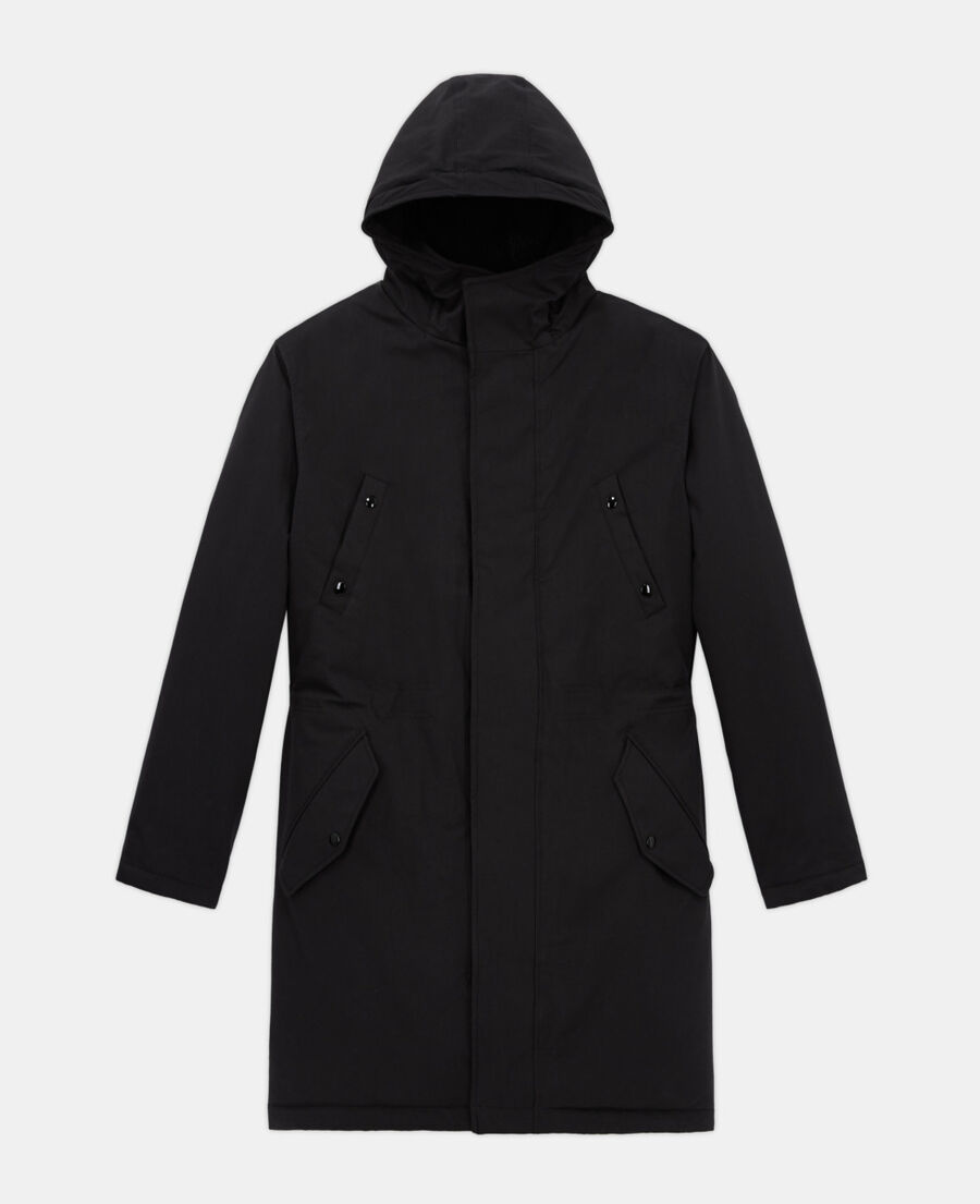 The Kooples HERREN BLACK schwarzer parka