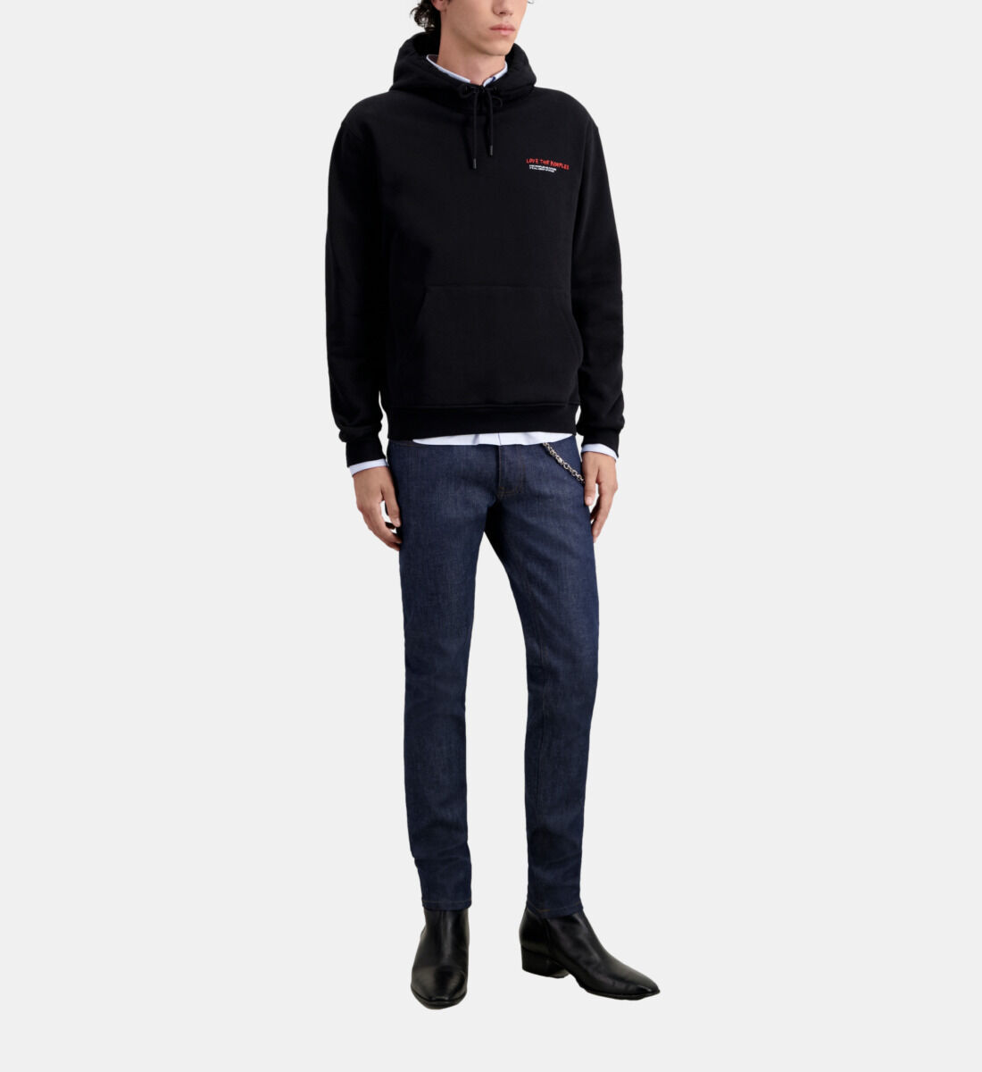 Sweatshirt Homme I Love Kooples noir