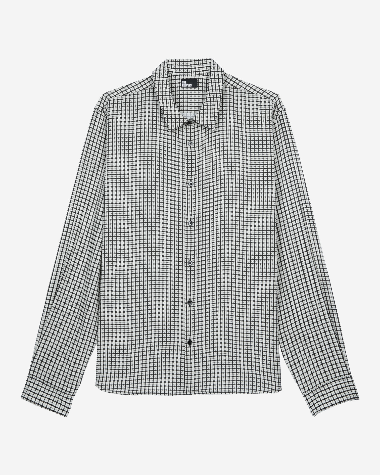 Chemise imprimé fleuri, BLACK WHITE, hi-res image number null