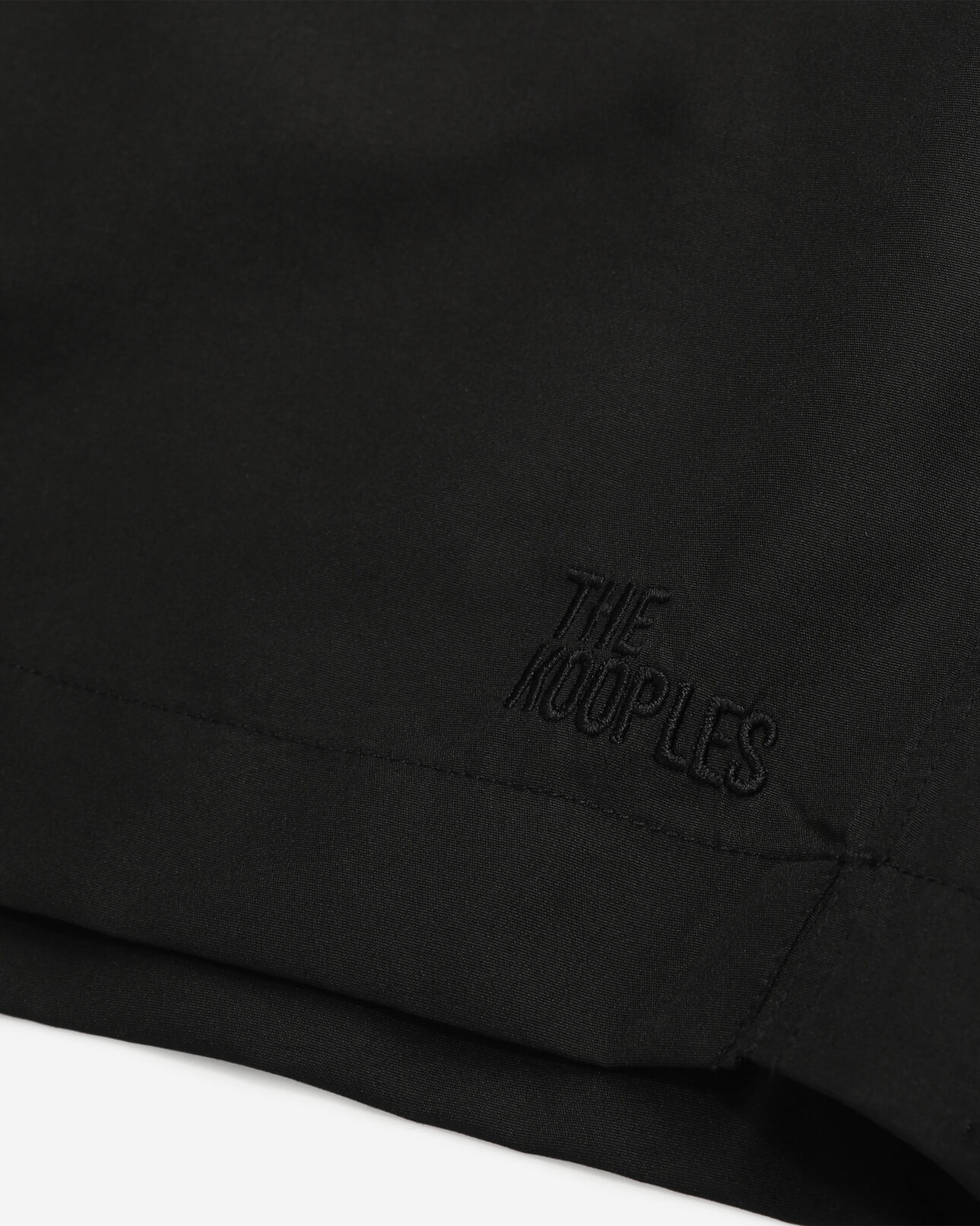 The Kooples HERREN BLACK schwarze badeshorts mit logo