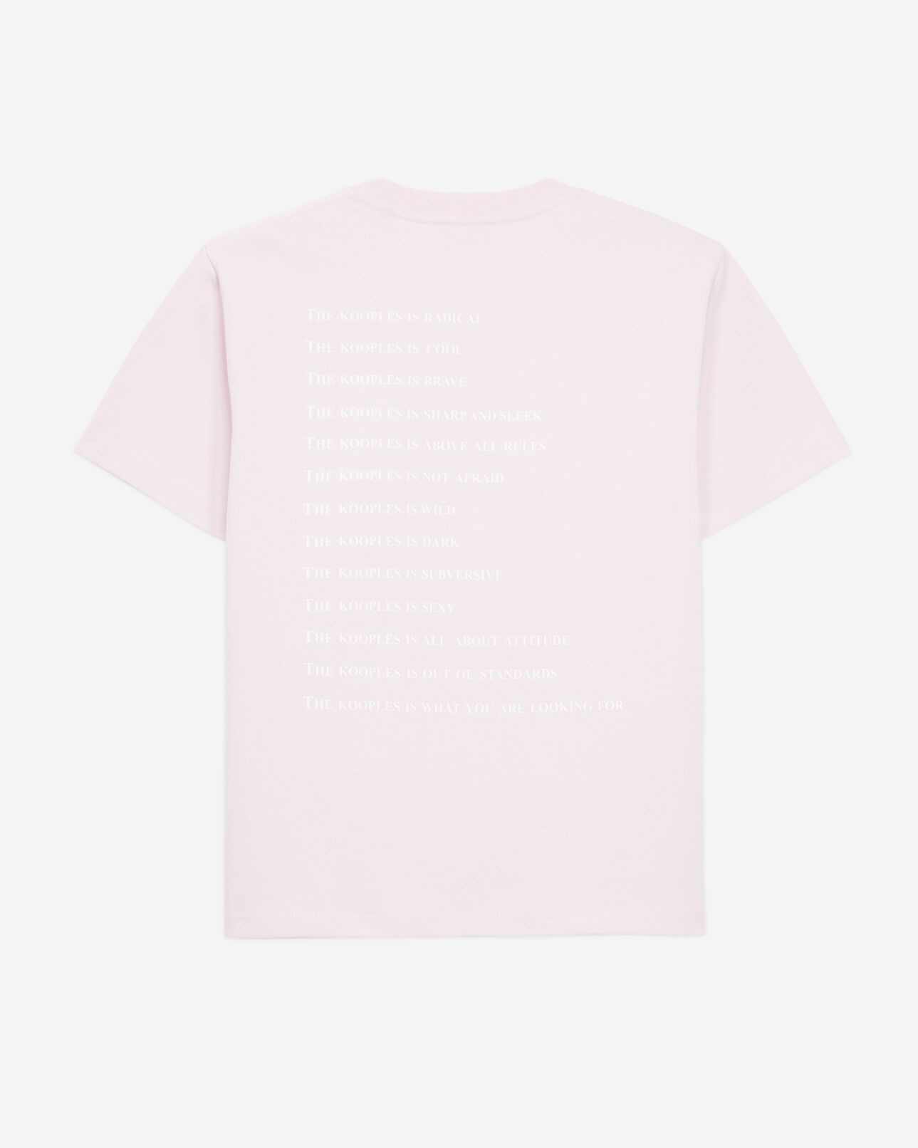 The Kooples MUJER PALE PINK camiseta what is rosa