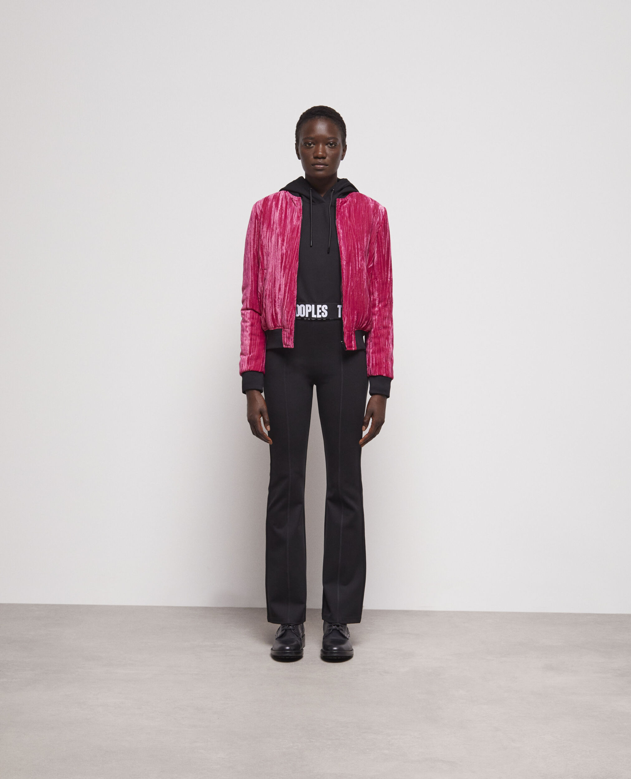 Chaqueta terciopelo rosa, PINK, hi-res image number null