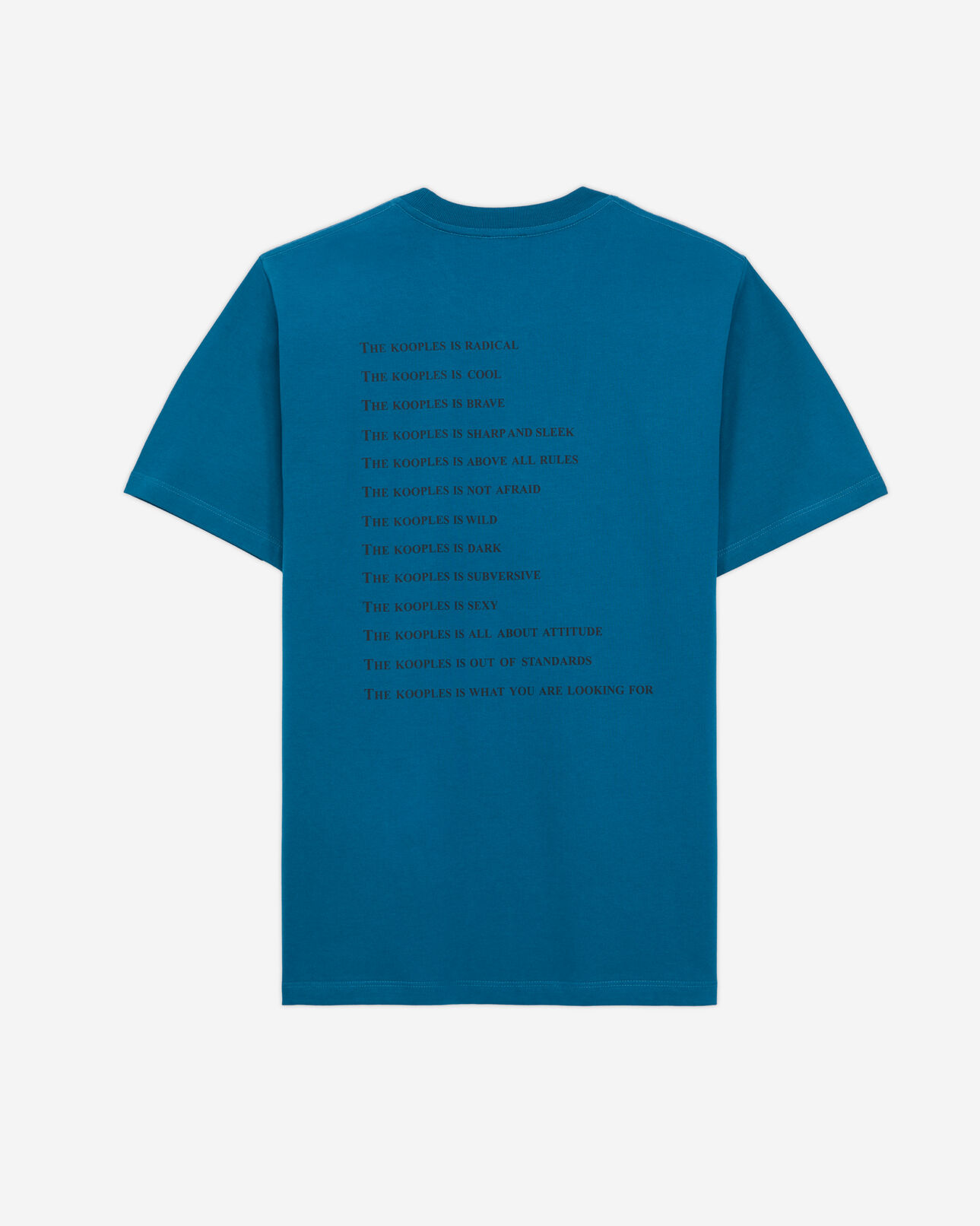 The Kooples MEN MEDIUM BLUE men's blue what is t-shirt