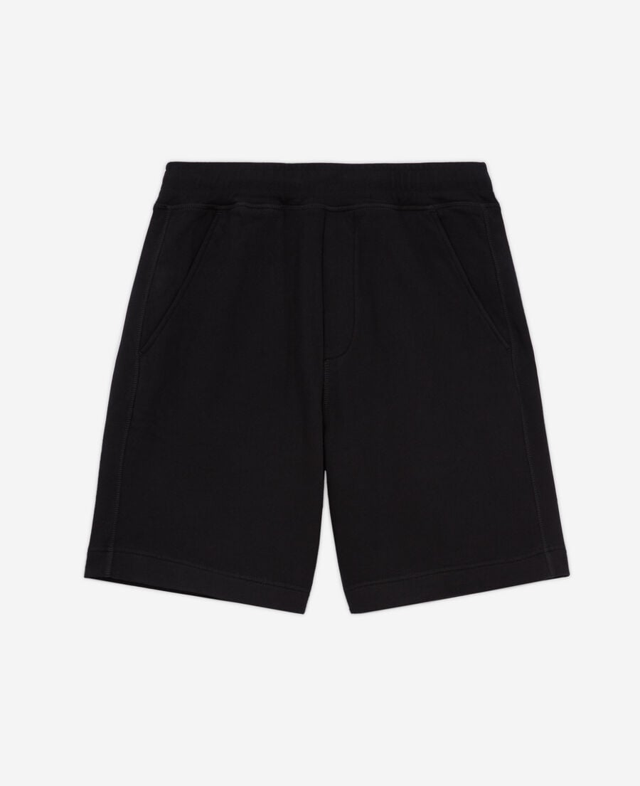 The Kooples H BLACK black fleece shorts