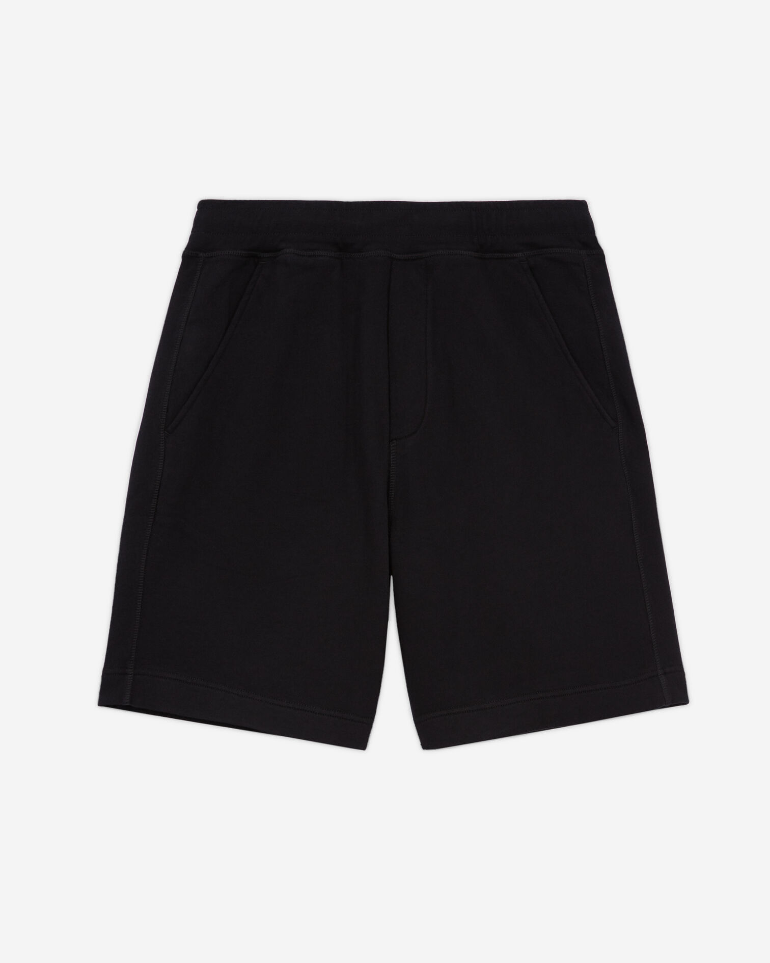 Pantalones cortos muletón negros, BLACK, hi-res image number null