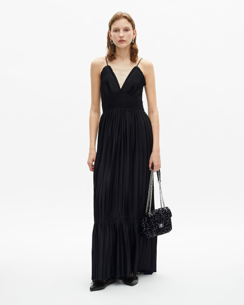 The Kooples WOMEN BLACK long black dress
