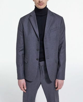 The Kooples H GREY gray wool suit jacket