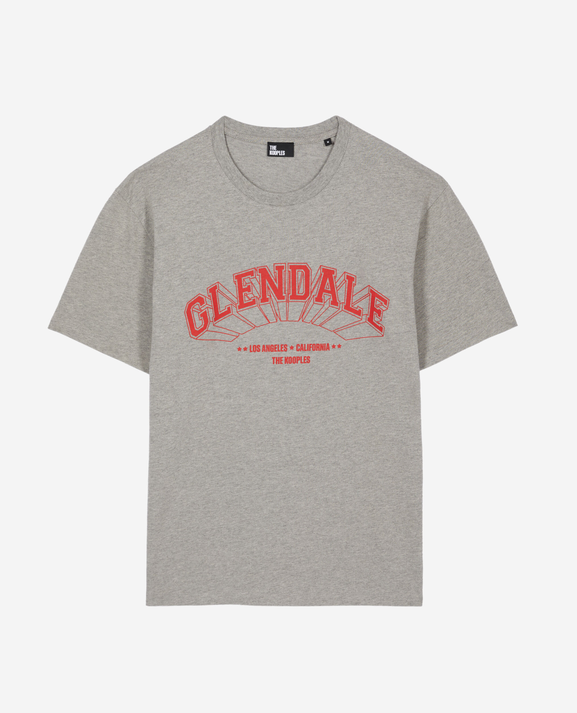 Grey t-shirt with Glendale serigraphy, ARDOISE, hi-res image number null