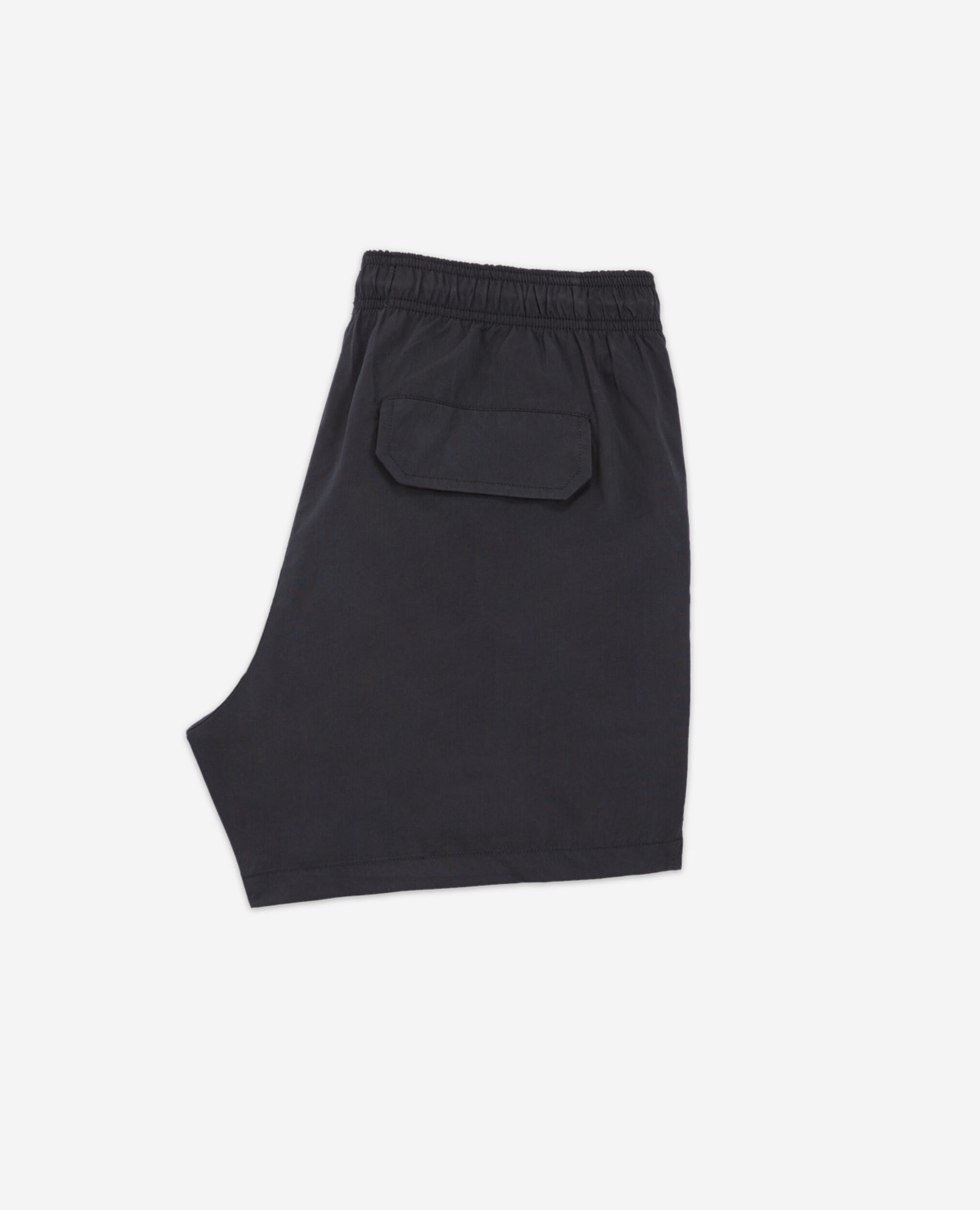 Black swim shorts with small The Kooples logo, BLACK, hi-res image number null