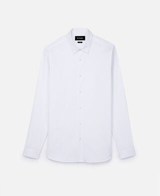 The Kooples HOMME WHITE chemise formelle en popeline blanche