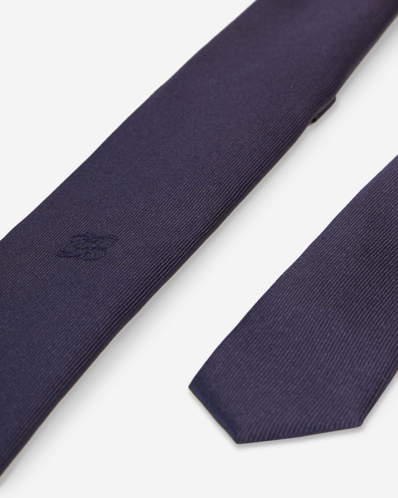 The Kooples HOMME NAVY cravate en soie bleu marine